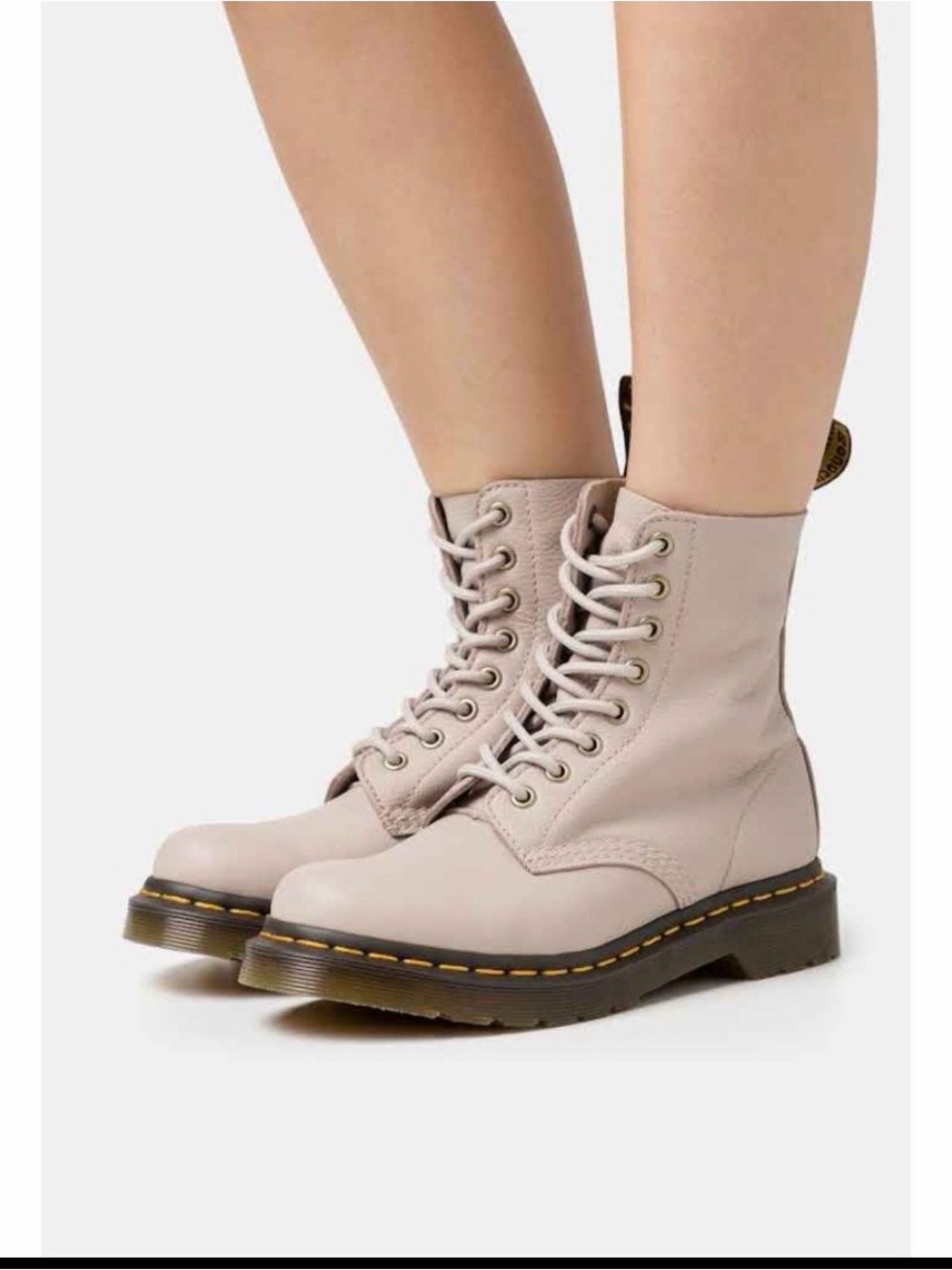 Dr. Martens 1460 Pascal Virginia Beige  Lace-Up Boot EU38/ US 7 NEW